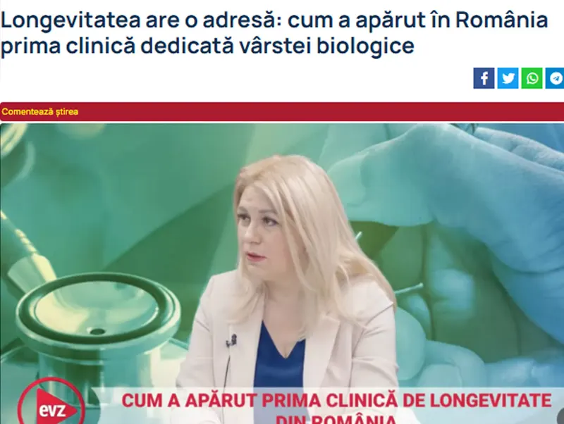 EVZ Special: Longevitatea are o adresă: cum a apărut în România prima clinică dedicată vârstei biologice